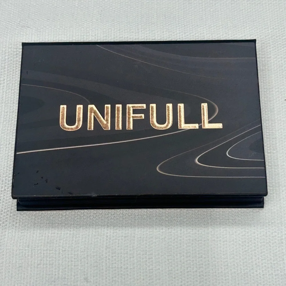 UNIFULL Boss Babe Eyeshadow Palette Womens OS Black Gold 6 Pan Shimmer Matte